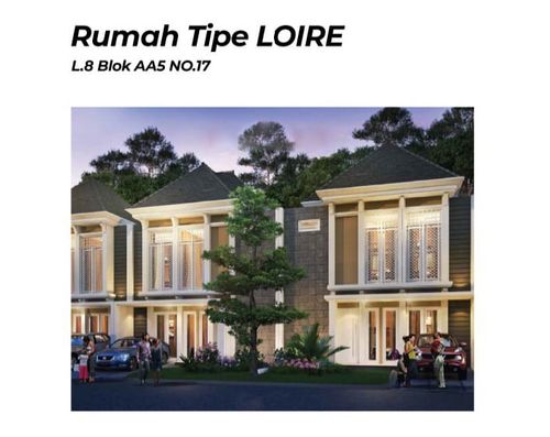 foto tampak rumah tipe Loire perumahan CitraGran Cibubur - Danehill