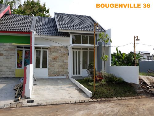 foto tampak rumah tipe 30/96 perumahan Wirogunan Residence Tahap II dan III Lanjutan