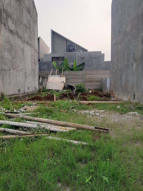 foto tampak rumah tipe 45/95 perumahan Sawangan Residence Ideal