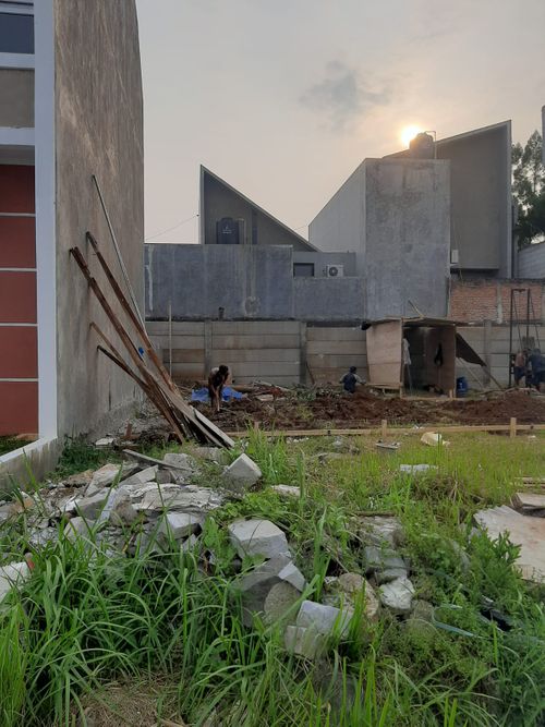 foto tampak rumah tipe 45/93 perumahan Sawangan Residence Ideal