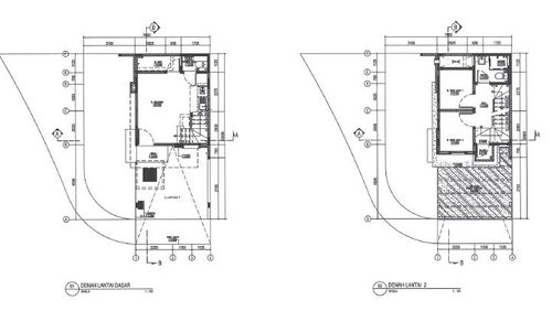 foto denah rumah tipe HAZEL perumahan PIK2 - DISTRICT 17