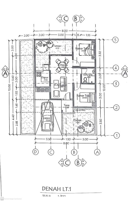 foto denah rumah tipe 45B/113 perumahan PERUMAHAN MENARA LASWI