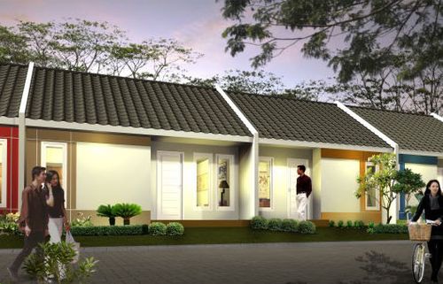 foto tampak rumah tipe T.36 perumahan BUMI TEGAL BESAR