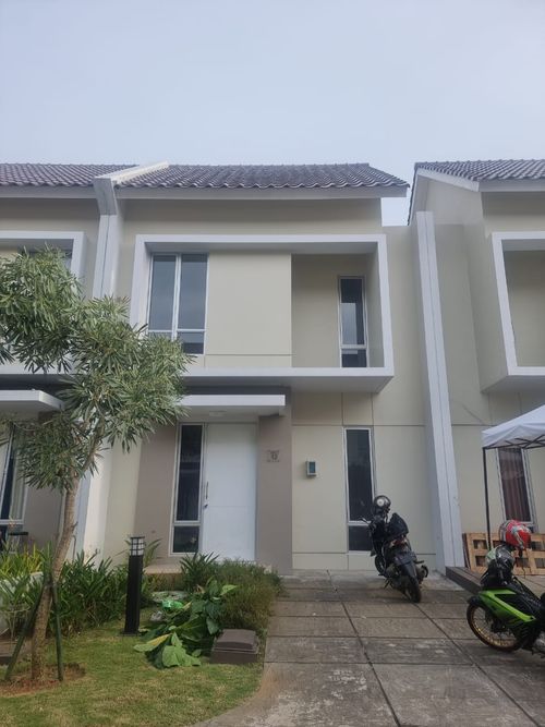 foto tampak rumah tipe CARRILLO 8/12 perumahan CARRILLO RESIDENCE