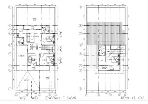 foto denah rumah tipe Rumah Tinggal 145/252 (4) perumahan Griya Duta Mas Cluster Akasia