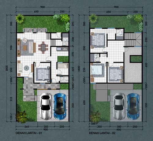 foto denah rumah tipe Palm Valley I - 09 perumahan The Araya