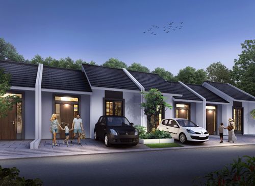 foto tampak rumah tipe 60/27 perumahan CITRALAND CIREBON