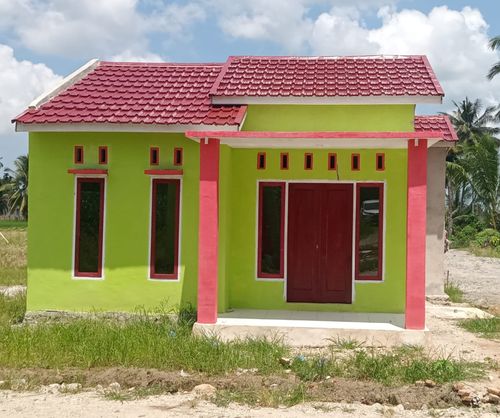 foto tampak rumah tipe 36/90 perumahan BUMIKARIM RESIDENCE