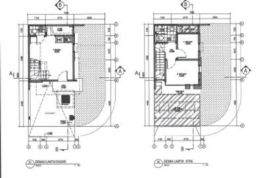 foto denah rumah tipe JASMINE perumahan PIK2 - DISTRICT 17