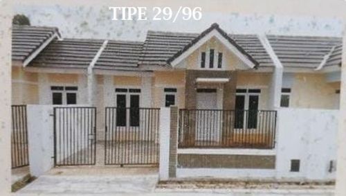 foto tampak rumah tipe 29/96 A perumahan TAMAN KRAKATAU - WARINGINKURUNG
