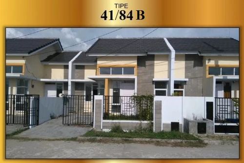 foto tampak rumah tipe 41/84 B perumahan TAMAN KRAKATAU - WARINGINKURUNG