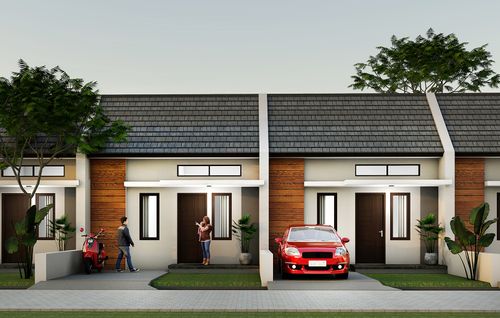 foto tampak rumah tipe 36 65 G perumahan BUMI SLANGGEN INDAH