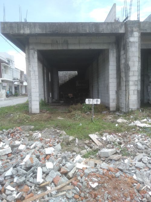foto denah rumah tipe RUKO 2 LANTAI perumahan NEW GREEN HILL RESIDENCE (PESONA ALAM GUNUNG ANYAR BLOK DD-2)