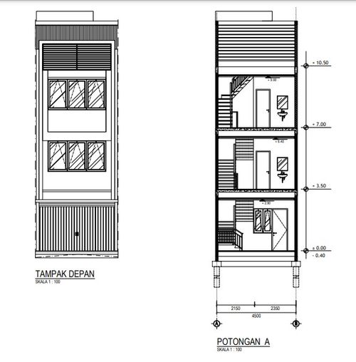 foto denah rumah tipe F8 perumahan RUKO MEKARWANGI SQUARE COMMERCIAL AND SUITES