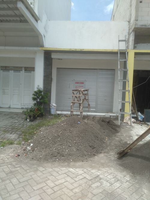 foto denah rumah tipe RUKO 1 LANTAI perumahan NEW GREEN HILL RESIDENCE (PESONA ALAM GUNUNG ANYAR BLOK CC-6 , RUMAH TOKO 1 LANTAI)