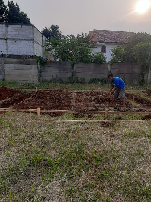 foto tampak rumah tipe 70/90 perumahan Sawangan Residence Ideal