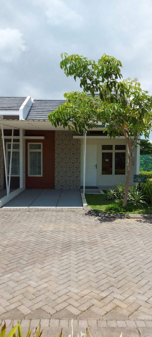 foto tampak rumah tipe 36 Standar Plus perumahan MUTIARA GADING 2 EXTENSION