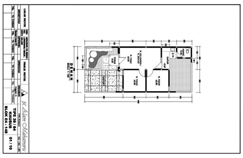 foto denah rumah tipe 39/84 E4-148 perumahan PT ALAM MAHAMERU