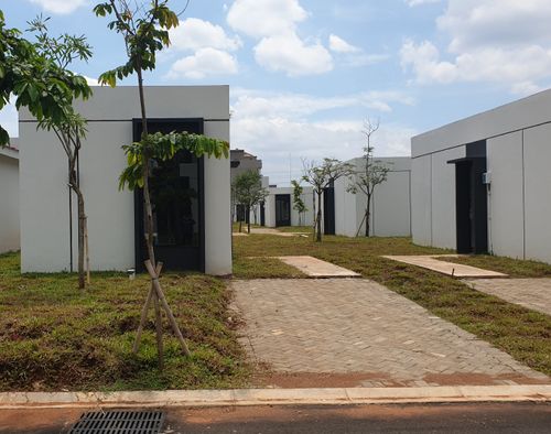 foto tampak rumah tipe PRV FREIJO - K-STD - 2 perumahan PERUMAHAN PODOMORO RIVER VIEW