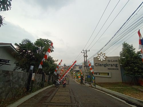 foto gerbang perumahan G-Land Cilengkrang Residence Blok G-I