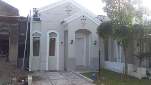 foto tampak rumah tipe 48 perumahan ROSEMARY