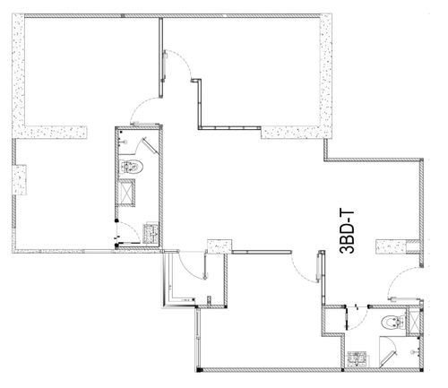 foto denah rumah tipe 3BDT perumahan Capitol Park Residence