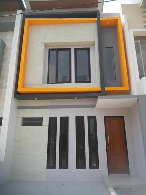 foto tampak rumah tipe Topaz perumahan GRAND ROYAL REGENCY