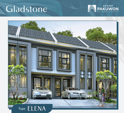 foto tampak rumah tipe Elena perumahan BRISBANE - GLADSTONE