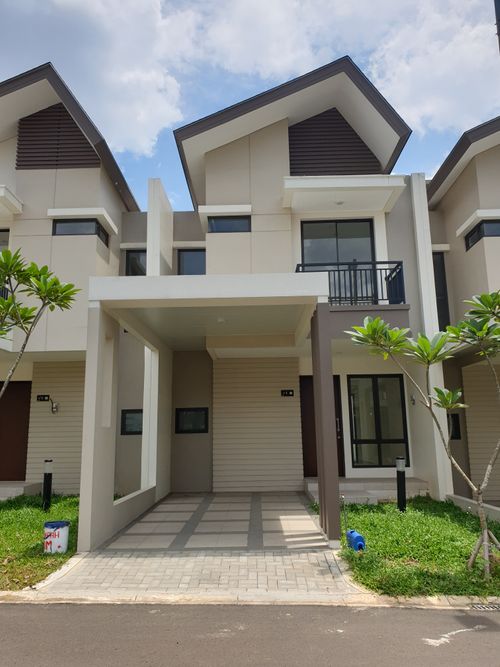 foto tampak rumah tipe PRV HICKORY 6X16 - 2 perumahan PERUMAHAN PODOMORO RIVER VIEW