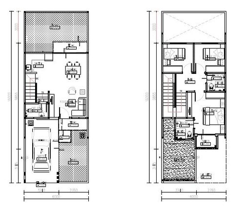 foto denah rumah tipe PRV HICKORY 6X16 - 2 perumahan PERUMAHAN PODOMORO RIVER VIEW