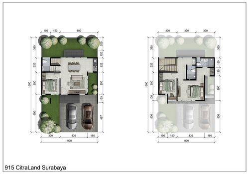 foto denah rumah tipe NEW CONSTANTINE perumahan STAMFORD PLACE CITRALAND
