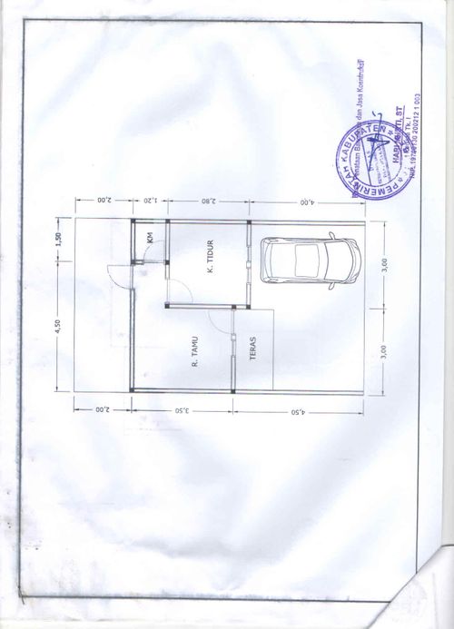 foto denah rumah tipe 25 perumahan PERUMAHAN GRAHA TEGALBESAR 3