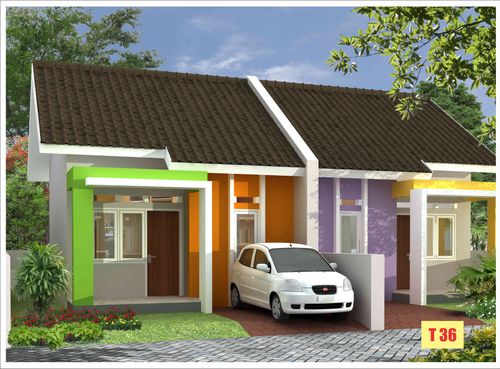 foto tampak rumah tipe 36 87 R perumahan REJOSARI MAKMUR