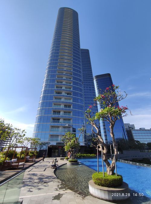 foto tampak rumah tipe 2PG perumahan TOWER ONE ICON, SUPERBLOK TUNJUNGAN CITY