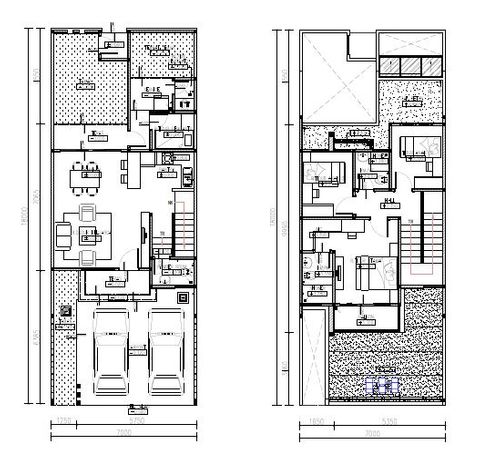 foto denah rumah tipe PRV IROKO 7X18 - STD - 2 perumahan PERUMAHAN PODOMORO RIVER VIEW