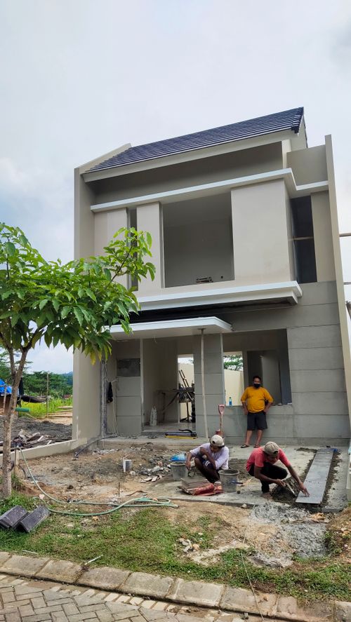 foto tampak rumah tipe Beryl perumahan CITRALAND AMBON