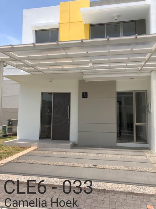 foto tampak rumah tipe CAMELIA perumahan PIK 2 - DISTRICT 26