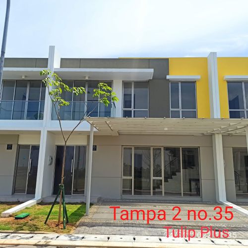 foto tampak rumah tipe TULIP perumahan PIK 2 - DISTRICT 26