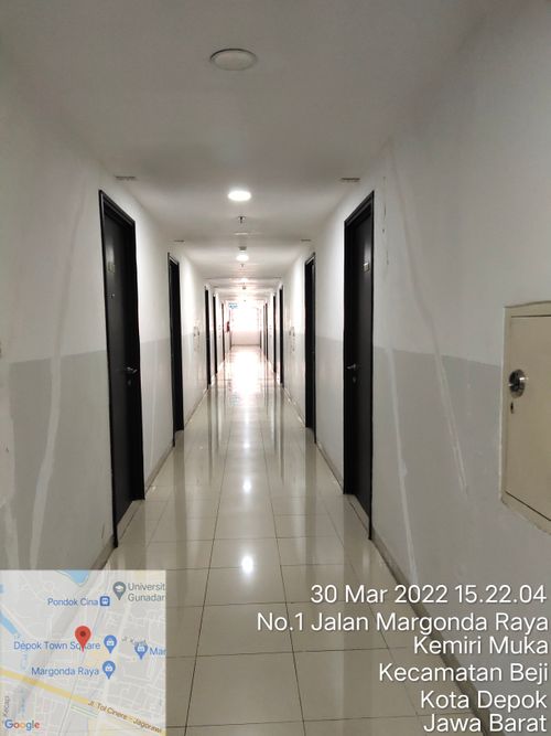 foto tampak rumah tipe 16 perumahan Park View Depok