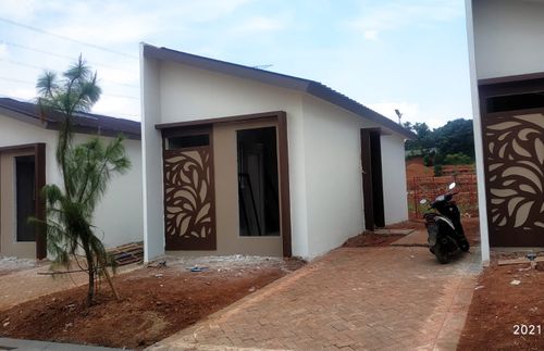 foto tampak rumah tipe PRV JUNIPER 27 - STD 1 perumahan PERUMAHAN PODOMORO RIVER VIEW