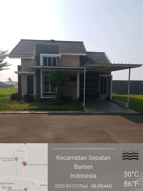 foto contoh rumah perumahan Paradise Park Residence @Tanah Merah