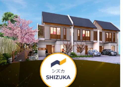 foto tampak rumah tipe SHIZUKA perumahan GO HOME RESIDENCE