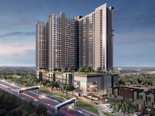foto tampak rumah tipe 2 BR STUDY perumahan APARTEMEN COLLINS BOULEVARD