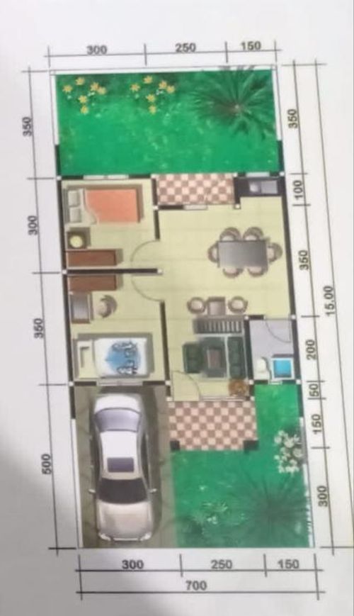 foto denah rumah tipe ARSENAL perumahan DE CASSABLANCA RESIDENCE
