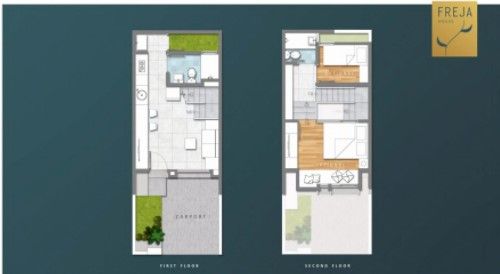 foto denah rumah tipe 51/40 C5-10 perumahan FREJA