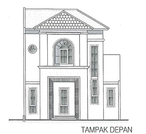foto tampak rumah tipe LOTUS+ NON STANDARD perumahan SUTERA FERONIA PARK