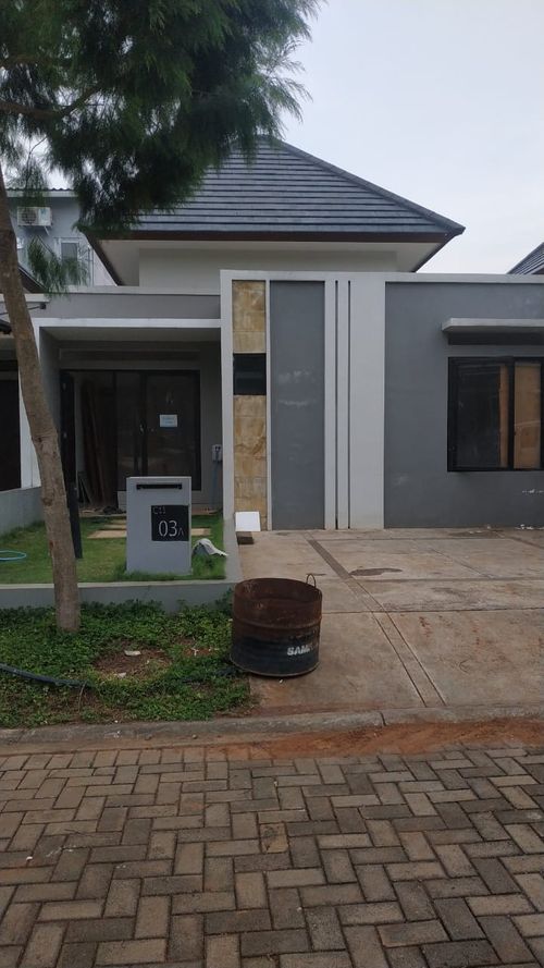 foto tampak rumah tipe C11-3A perumahan Kedaton Park Tahap 1