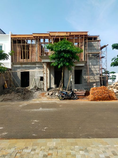 foto tampak rumah tipe OHANA B5-3A perumahan Kedaton Park Tahap 1