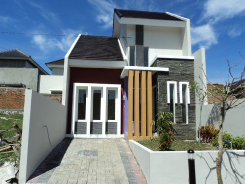 foto tampak rumah tipe SEMINYAK perumahan DE CASSABLANCA RESIDENCE
