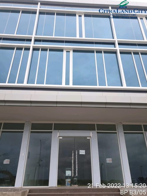 foto tampak rumah tipe BP B3/05 perumahan CitraLand City Losari Makassar